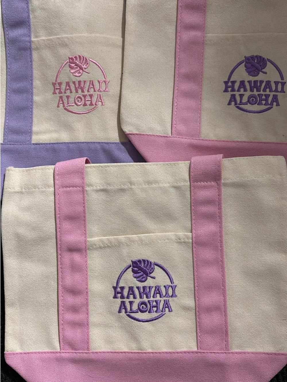 Hawaii Trader Joe-like Canvas Tote Bags